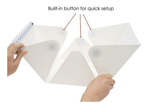 Imagen 4 de 6 de Mini Estudio Fotografico Caja De Luz Fotografía Con Fondos