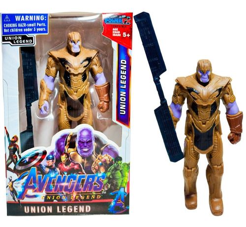 Thanos + Espada Muñeco De Avengers Endgame Juguete En Caja