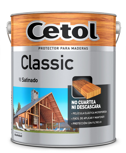 Cetol classic satinado exterior 20l color natural