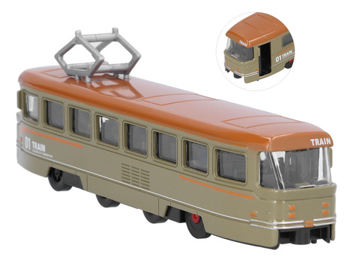Carrito De Aleación De Autobús Para Niños Con Diseño De Simu
