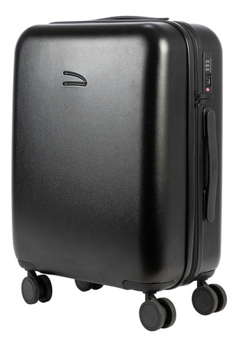 Valija De Cabina Carry On Tucano Ted 40l Rígida Cierre Tsa Negro Lisa