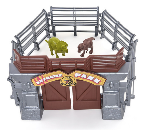Parque Extreme Park Mini + Dinossauro Rex Carnotauro