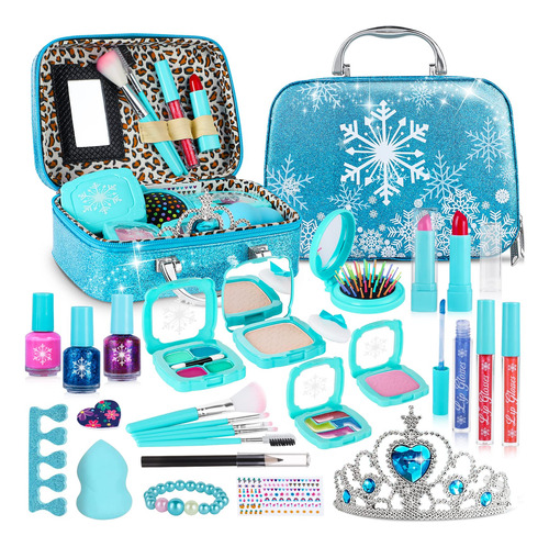 Set De Cosméticos Lavables Princess Toys Real De 28 Piezas