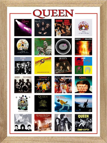 Queen  Música Posters Enmarcados  Carteles  M439