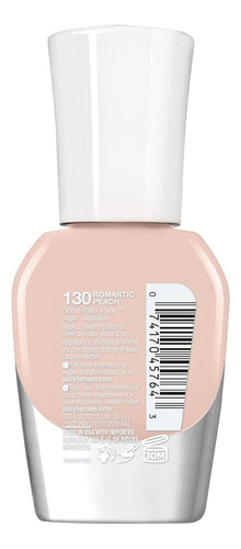 Sally Hansen - Esmalte De Uñas Good Kind Pure Vegan Color 130 Romantic Peach