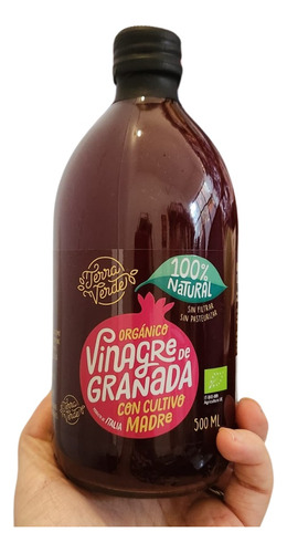 Vinagre De Granada Organico Con La Madre 500ml 