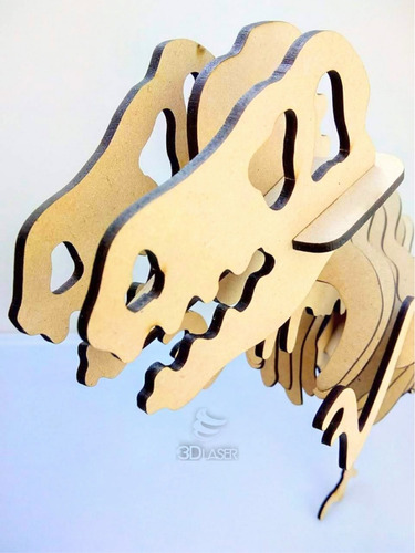 Imagen 2 de 4 de T-rex / Tiranosaurio Rex / Dinosaurio - Mdf / Fibrofacil