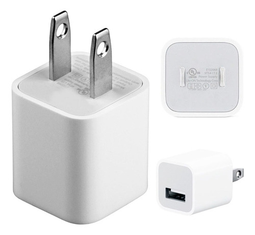 Cargador Original Para iPhone, iPad,iPod Apple Usb 5w X12und