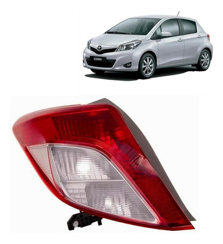 Farol Trasero Para Toyota Yaris Hatchback 2011 2013 Derecho