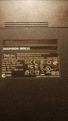 Laptop Dell Inspiron M5030 Para Piezas