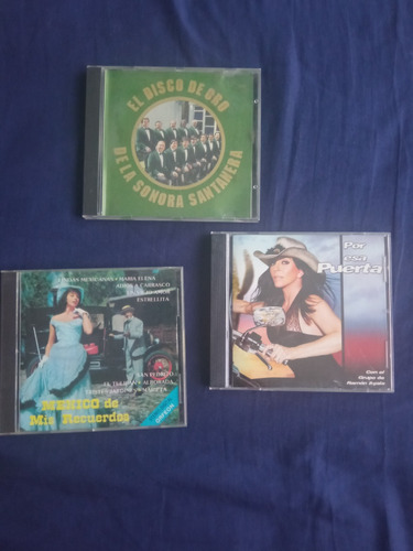 3 Cd's Sonora Santanera, Ramón Ayala Y México De Mis Recuerd