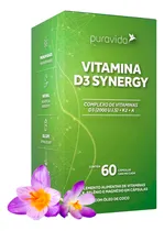 Comprar Vitamina D3 Synergy 60 Capsulas Pura Vida