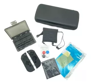 Capa Para Nintendo Switch Kit 13 Em 1 Case Película Fone Ect