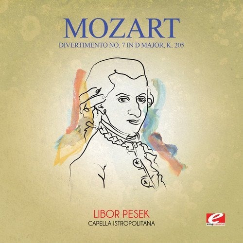 Cd Mozart Divertimento No. 7 In D Major, K. 205 (remastered