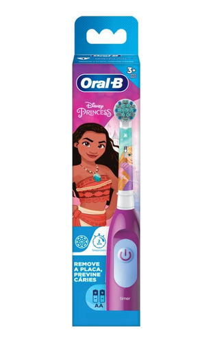 Cepillo Dental Electrico Oral B Kids Princess +3 Años A Pila