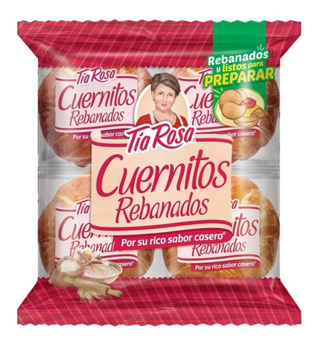 Cuernitos Tía Rosa Rebanados 4 Pzas