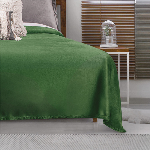 Cobertor Ultrasuave King Size Xl/qs Verde Concord