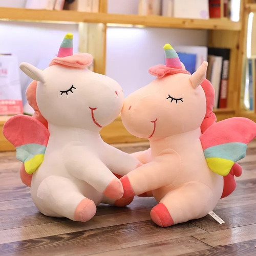 Unicornio Pony De Peluche Arcoiris Tipo Kawaii Envio Gratis