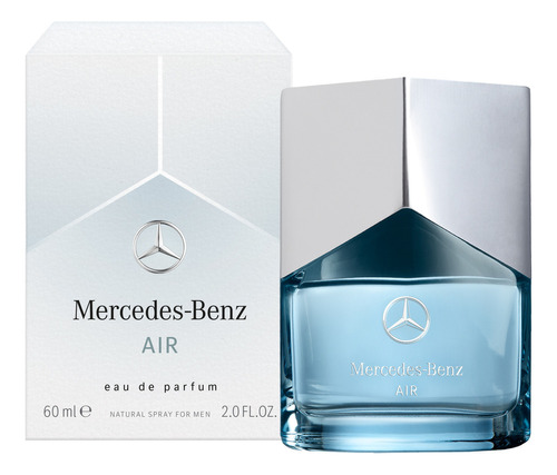  Trilogy Mercedes-benz Air Edp 60ml Para Masculino Recarregável