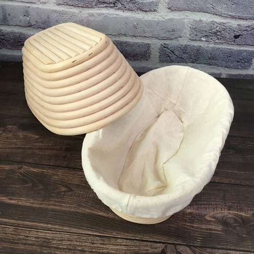 Cesta De Fermentación De Pan Tejida En Cristal Para Secar, A