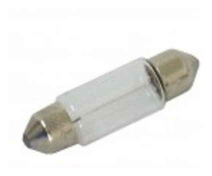 Imagem 1 de 1 de Lampada Torpedo 42mm Halogena Original Unidade