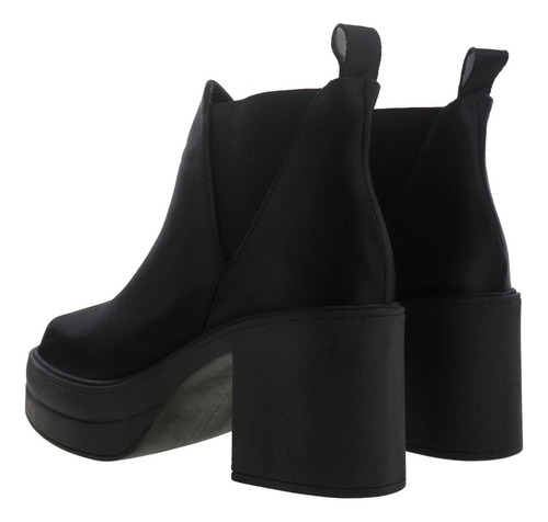Imagen 4 de 4 de Botines De Plataforma Chunky Mujer Dama Elástico Erez