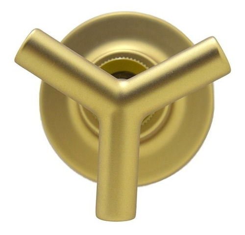 Kit Válvula Lavatório Click + Acabamento De Registro Dourada Acabamento Fosco Cor Dourado