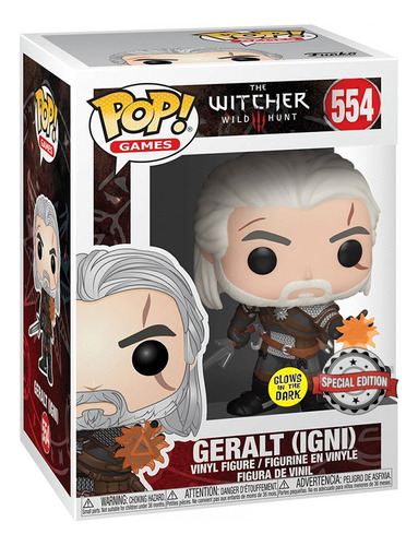 Funko Pop Games: The Witcher - Geralt (igni) 554