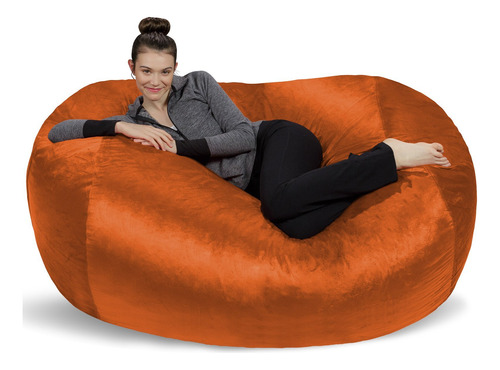 Puf Grande De 6 Pies Sofa Sack Bean Bags, Microfibra, Tanger