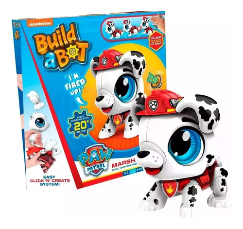 Figura Build A Bot Para Armar Paw Patrol Marshall 173472