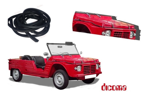 Goma Burlete Capot Citroen Mehari