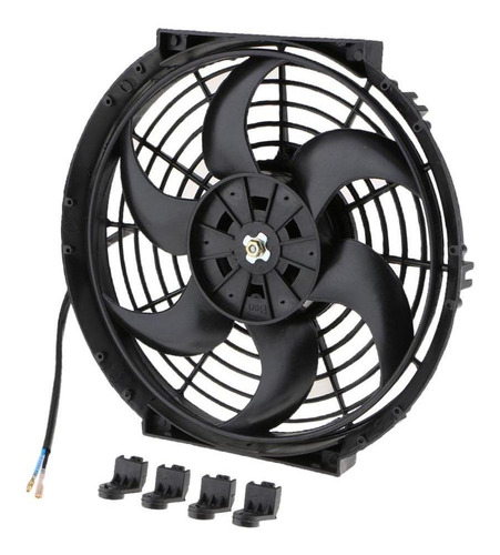 12v 80w Ventilador De Enfriamiento 10 Pulgadas 6 Para