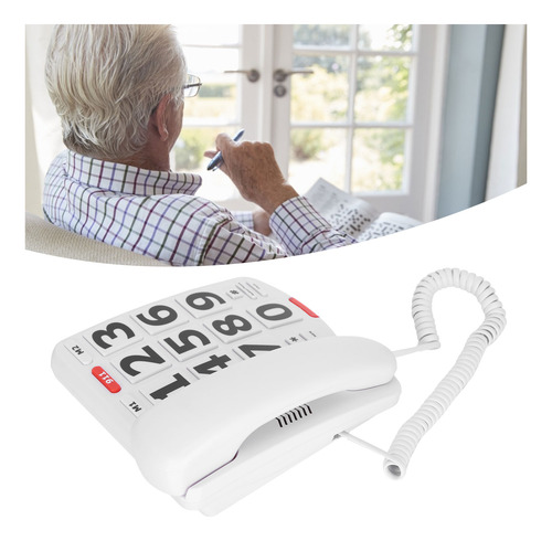 Teléfono Fijo Para Personas Mayores Con Teléfono Con Cable D