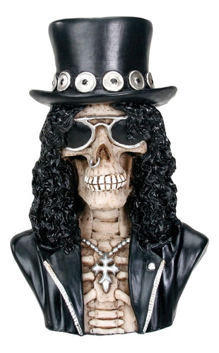 Busto Slash Calavera Figura Coleccionable De Esqueleto Guns 