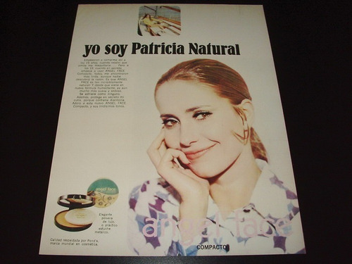 (pb092) Publicidad Clipping Maquillaje Angel Face * 1970