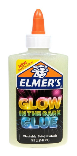 Adhesivo Elmers Glow Brilla En La Oscuridad Natural 147ml  