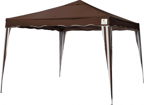 Tenda Gazebo Articulada Praia Camping 3x3 Alumínio Marrom