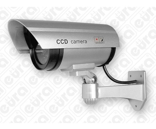 Imagen 2 de 8 de Cámara De Seguridad Falsa, Aspecto Super Realista C/ Luz Led