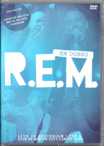 Dvd R.e.m. Em Dobro Live In Stockolm & Live At Austin City
