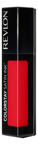 Labial Líquido Revlon Colorstay Satin Ink Fire & Ice Rojo Fire & Ice