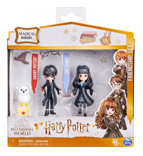 Spin Master Set 4figuras Magical Minis Harry Potter Original