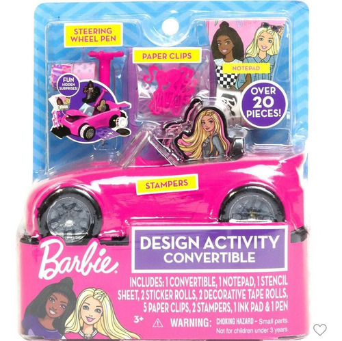 Barbie Mini Juego De Actividades Convertible 