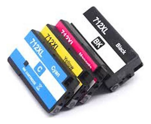 Tinta Compatible Con Hp 712xl T650 T230 T210 T250 630