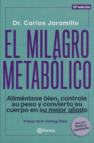 Imagen 1 de 2 de El Milagro Metabolico - Dr Carlos Jaramillo