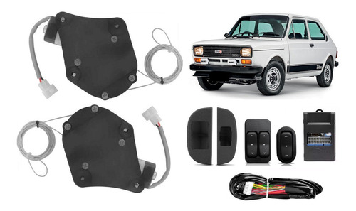 Kit De Vidro Elétrico Fiat 147 Ou Pick Up 147 Sensorizado