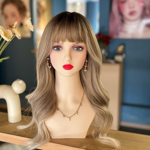 Cabezal De Maquillaje Mannequin Pvc Head Estable Stand Head