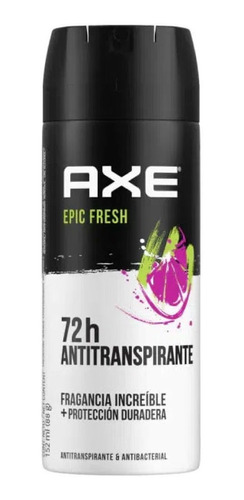 Imagen 1 de 1 de Axe Antitranspirante X90 Epic Fresh       