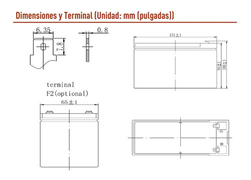 Imagen 3 de 8 de Bateria Ups Alarma 12v9a Recargable 12v 9ah 9a Leds