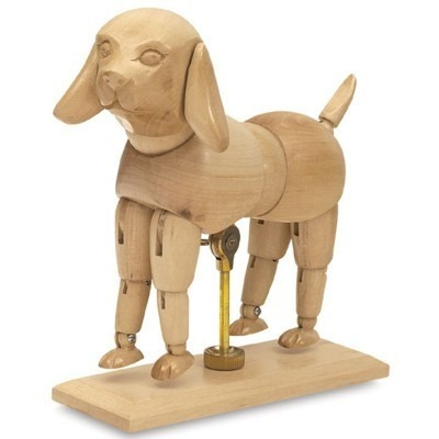 Cachorro Manequim Articulado 15cm Anime Manga Escultura