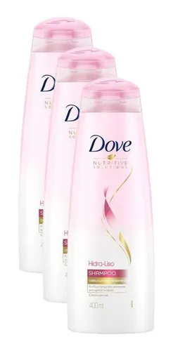 Kit 3 Shampoos Hidra-liso Tecnologia De Hidratação 400ml
